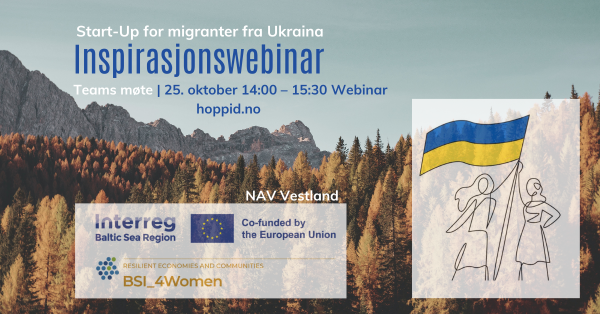 Inspirasjonswebinar 25.10 til migranter fra Ukraina